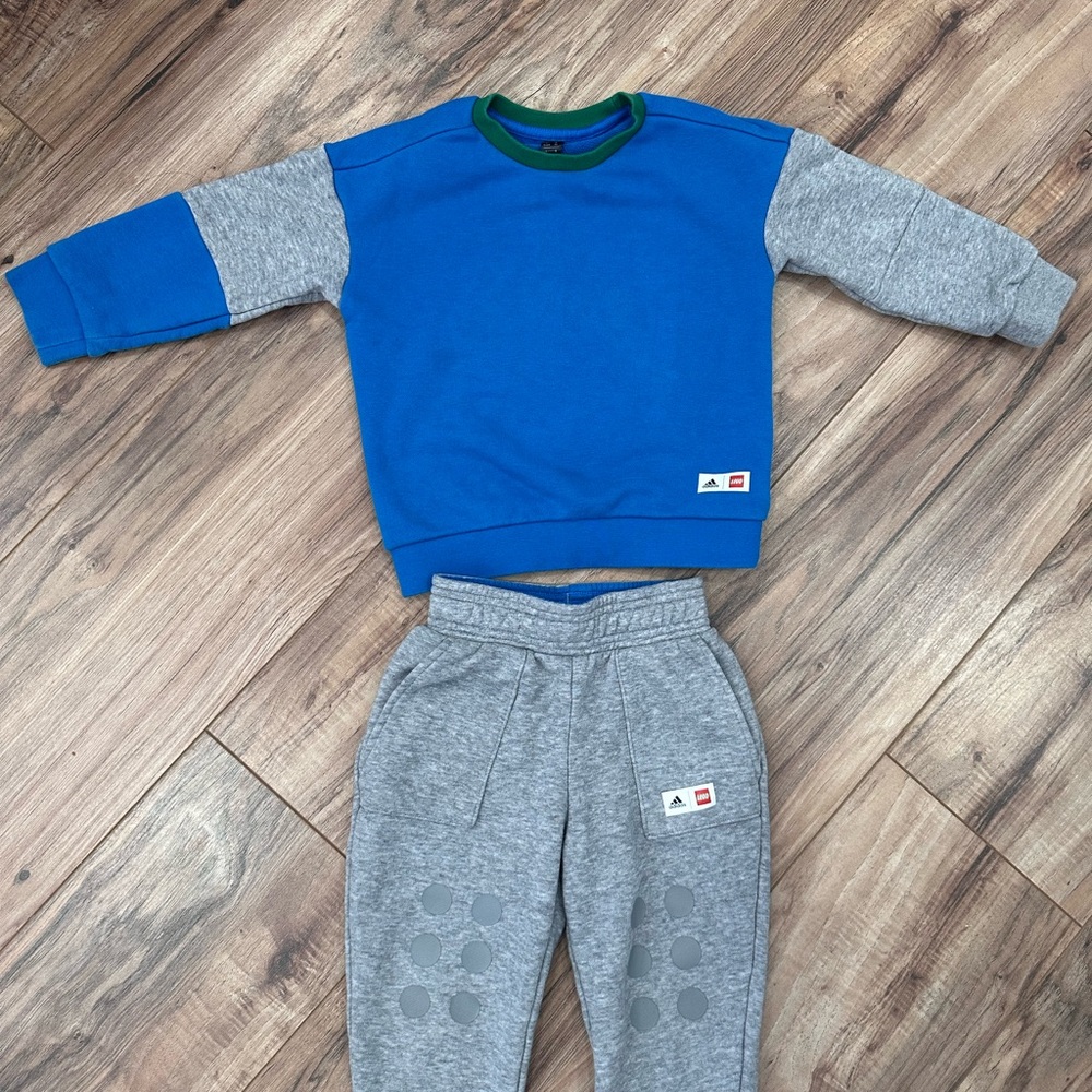 Adidas x Lego Limited Edition Toddler Boys Jogger Set 2T